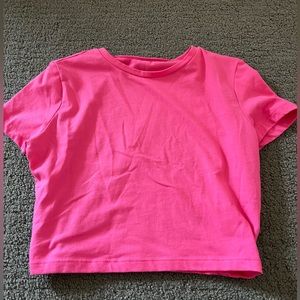 TARGET WILD FABLE PINK CROP TOP